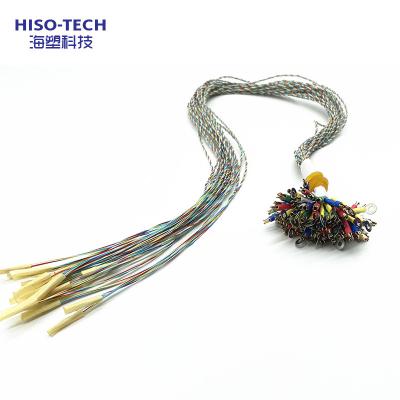 China HISO Turntable Wire Harness Turntable Wire Harness UL10064 34AWG Phonograph Wire Heater Silver Plated Copper Harness for sale