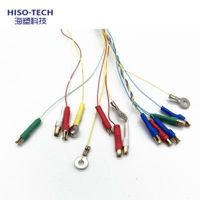 China Hiso Electronic Hub Cartridges Wire With UL10064 34awg 5 Colors Silver Plated Copper Wire for sale