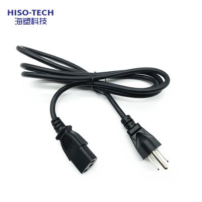 China American standard 2m power extension cord 3 pin home appliance and quipment Hiso UL14AWG SJTW cable for portable power station for sale