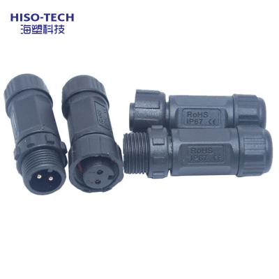 China Hiso 2Pin 3Pin 4Pin 6Pin IP68 M8/M12 Automotive Black White Wire With One Head Circular Right Angle Dual Connector Waterproof Cable for sale