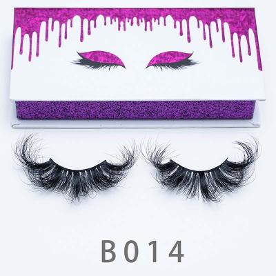 China Real Siberian Mink Lashes 25mm Handmade Full Volume Lashes With Customizing Own Brand Box 3d Mink Lashes for sale