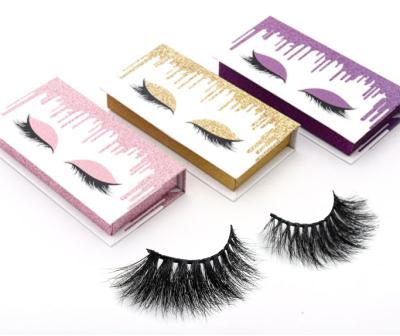 China Natural Wholesale Natural Mink Eyelash Mink Effect 3D Silk Lashes Long False Eyelashes for sale