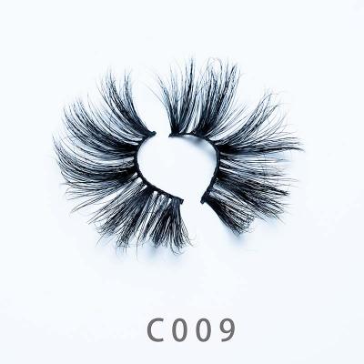 China Real Mink Full Volume 7D Mink Eyelash Vendor Handmade Lashes New Style Lashes 27mm 30mm for sale