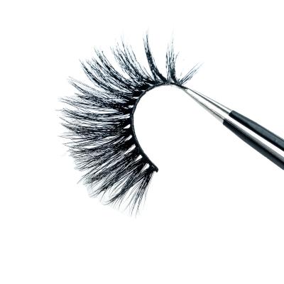 China OEM Long Natural Fake Natural 3D Mink Lashes Lashes Strip Lashes for sale