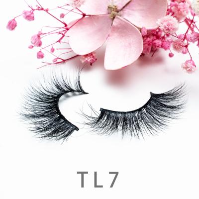 China Wholesale Natural Customized Long Lashes 15mm 18mm 20mm 3D Mink Lashes Wholesale Purple Lashbox Packaging for sale