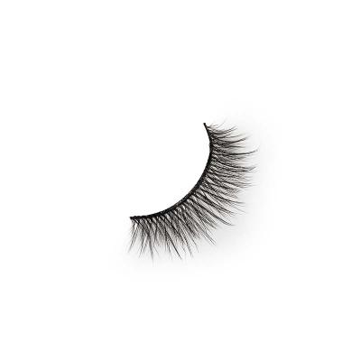 China Long Natural Silk 3D Effect Lashes Faux Mink Effect 3D Natural False Eyelashes for sale