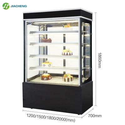 China Cooler Single-temperature Cake Cabinet Bread Refrigerator Display Cabinet JIACHENG Freezer LS1800 for sale