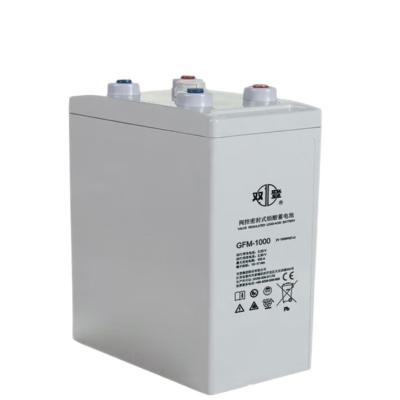 Chine GFM-1000 Batterie au plomb 2V1000Ah pour système de sécurité électrique Largeur 181mm Longueur 370mm à vendre