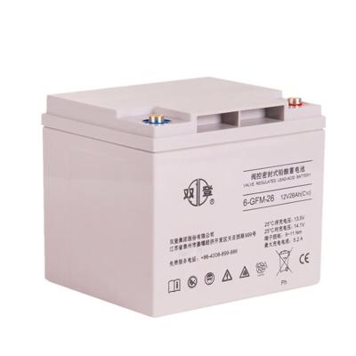 中国 シュアンデング 6GFM-26 鉛酸電池 12V26Ah 太陽光発電の蓄電システム 販売のため