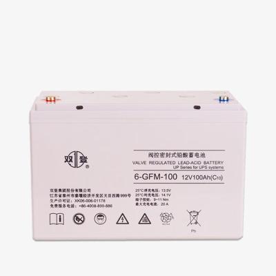 Chine 12V100Ah Shuangdeng 6-GFM-100 batterie au plomb pour système d'alimentation solaire à vendre