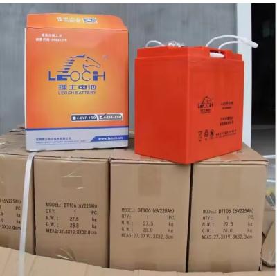 China LEOCLead Acid Battery 4-EVF-1808V180Ah voor sightseeingvoertuigen Te koop