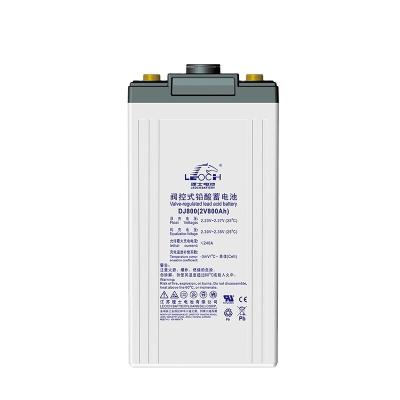 China Leoch DJ800 Cargador de baterías de plomo ácido para el sistema de energía de almacenamiento de energía solar de 2V800Ah en venta