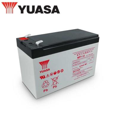 China Aufladbare Yuasa-Blei-Säure-Batterie NP7-1212V7AH 2,5 KG für Computerraum-Basisstation zu verkaufen