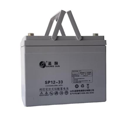 China Batería de larga duración Sacred Sun SP12-33 12V33Ah para sistemas de alarma y soluciones energéticas en venta