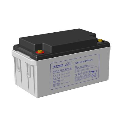 China 12V65Ah Leoch Battery DJM1265S for Solar Energy Storage Power System and UPS Power for sale