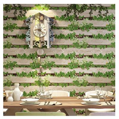 China Moistureproof 3d flower vinyl wallpaper pvc waterproof neutral wallcovering for home decoration for sale