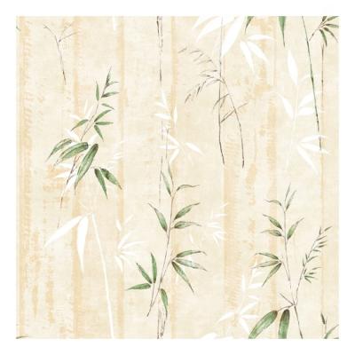 China Classic Home Decorative Chinoiserie Wallpaper Vinyl Bamboo Design Wallcovering for sale