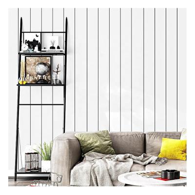 China Modern Home Decoration Moistureprooof Stripe High Quality Waterproof Vinyl Widescreen Wallpaper for sale