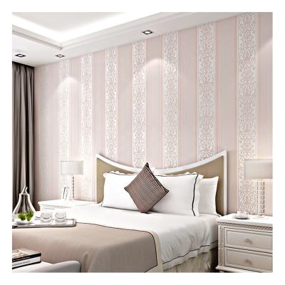 China Eco - Friendly Cheap Price Home Decor Wallpaper Non Woven Damask Luxury Designs for sale