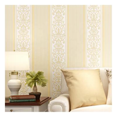 China High quality royal non-woven wallpaper classic damask design eco-friendly material for room decoration for sale