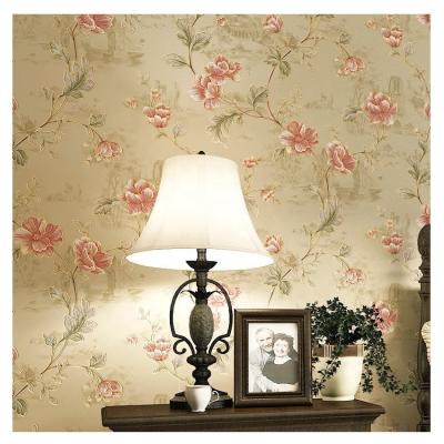 China ECO-Friendly+Easy Installation Eco-Friendly Modern Floral Nonwoven Wallpaper Home Decor for sale