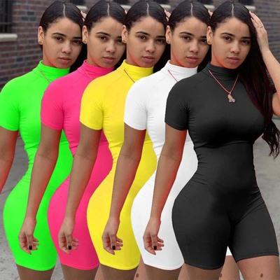 China 2021 Summer White Breathable Casual Bodycon Yoga Jumpsuit Plus Size Overalls One Piece Pants For Women for sale