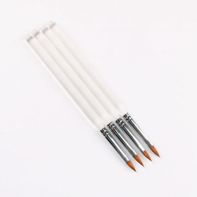 China NAIL Professional 100% Acrylic Kolinsky Nail Brush 3d Carving Pen for sale