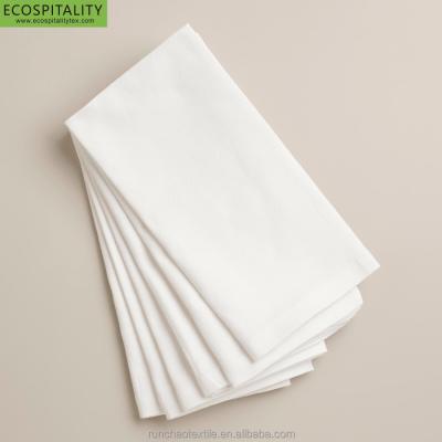 China Dobby Luxury Hotel 100% Cotton Plain White Table Towel for sale