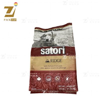 China Large recyclable laminated PE pouch for heavy products 25 lbs max for sale