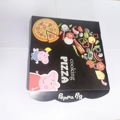 China Recycled Materials Customized Take Out Pizza Packaging Box Pizza Packaging Box for sale