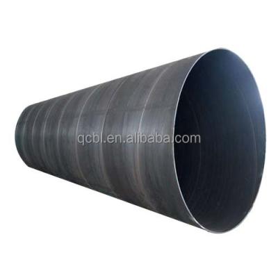 China Fluid Pipe spiral steel tube welded pipe Spire steel pipe A36 SS400 Q235B 4130 carton for sale