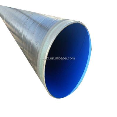 China Fluid Pipe double sided submerged arc welded spiral steel pipe for sale