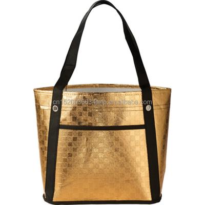 China High Quality Metallic Handled Mini Gift Tote Bag Manufacturer for sale