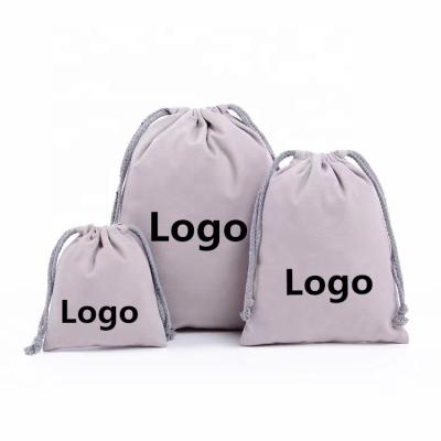 China Rope Handle Wholesale Eco Muslin Pouch Customized Organic Cotton Drawstring Bag Gift for sale