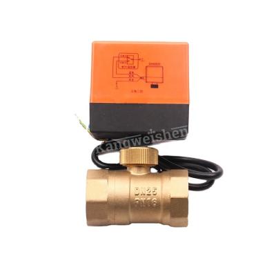 China General Hot Selling 2 Way Electric Valve Actuator Brass Motorized Ball Valve for sale