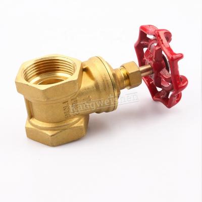 China Factory Sales Price 1/2 - 4 Inch Strong Mount Brass Iron Handwheel Threaded Gate Valve for sale