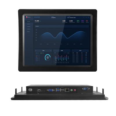 China IP65 Low Cost Industrial Linux 10 12 15 17 19 21 Inch Touch Screen All In One Computer Pc for sale