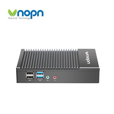 China For Business Full Aluminum Case Small X86 HD Fanless VGA Ports Mini PC For Digital Signage 2G 4G 8G RAM for sale