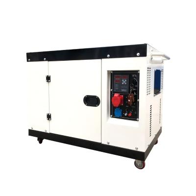 China Low noise silent type 10kva power 10kw mobile single pahse MN15000TA stable diesel generator for sale