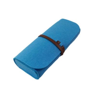 China 2021 new design custom business hot sale fur logo mobile phone bag factory hot sale waterproof felt pencil case felt case pen box for sale