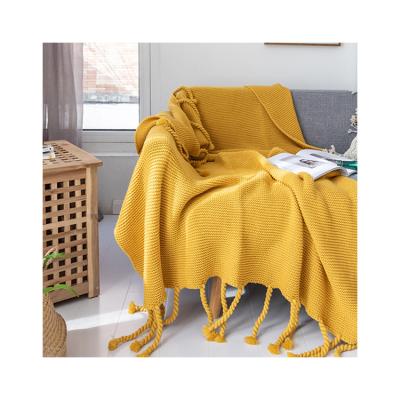 China Wholesale Handmade Anti-static Throw Blanket Kids Throw Cozy Home Decoration Sofa Bed Pashmina Blanket for sale