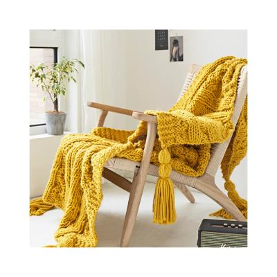 China China Manufacture Quality 130x160cm Cashmere Anti-Static Blanket Sofa Towel Blanket for sale