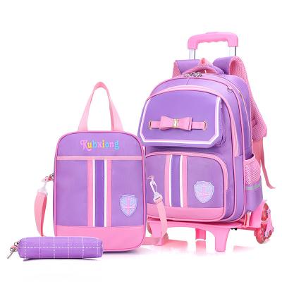 China Waterproof schoolbag for primary school girls from grade one to grade three, grade 4-5-6, load reduction and oxford backpack for sale