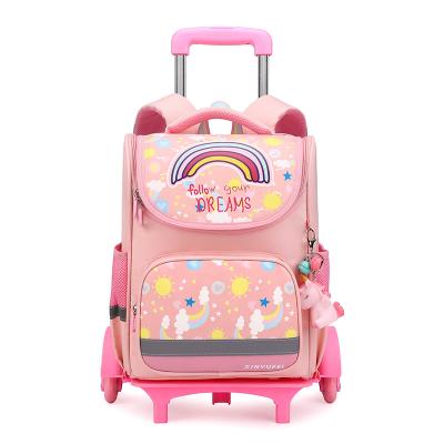 China Waterproof unicorn schoolbag for primary school students grades 1-6 large capacity female double shoulder backpack for sale