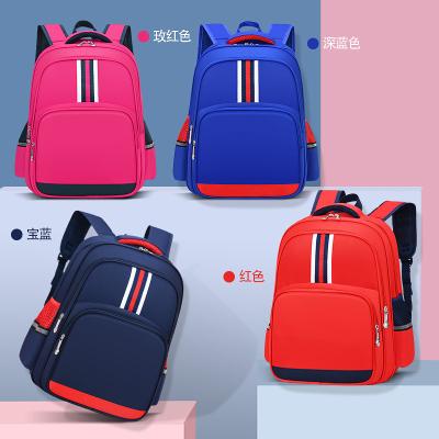 China LOGO printed LOGO backpack waterproof English style backpack schoolbag light training class schoolbag for men and women for sale