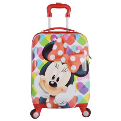 China High Quality Customized Trolley Cases ABS+PC Cartoon Characters Fashionable Luggage For Girls for sale