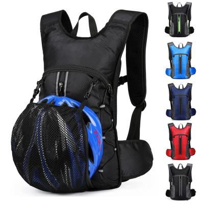 China Waterproof outdoor cycling sports shoulder water backpack, men and women equipment cycling accessories, ultra light helmet bag for sale