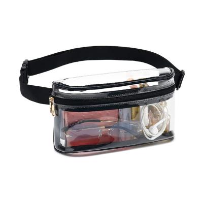 China Ultralight Spot Waist Transparent Border Bag With Adjustable Belt Fashion Waist Bag Suitable For Sports for sale