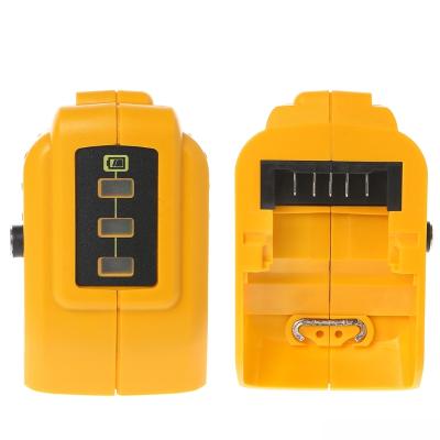 China Adapter for Dew Power Tools Battery New DCB091 with DC 12V Output USB Adapter Converter for DEW 10.8V 12V 18V 20V Rechargeable Jacket for sale