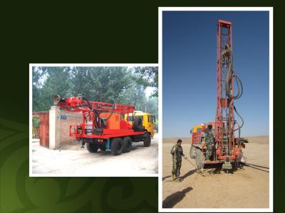 China Truck mounted drilling rig testing for sale